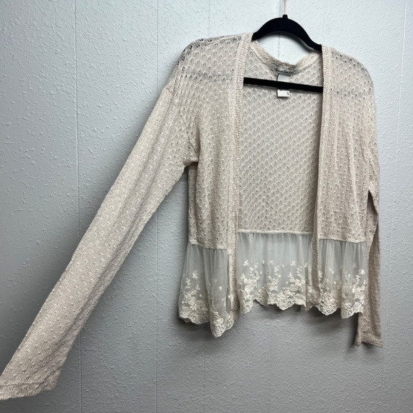American Rag Fairy Ethereal Bohemian Cottage Prairie Twee Womens Cardigan Small - Picture 5 of 10